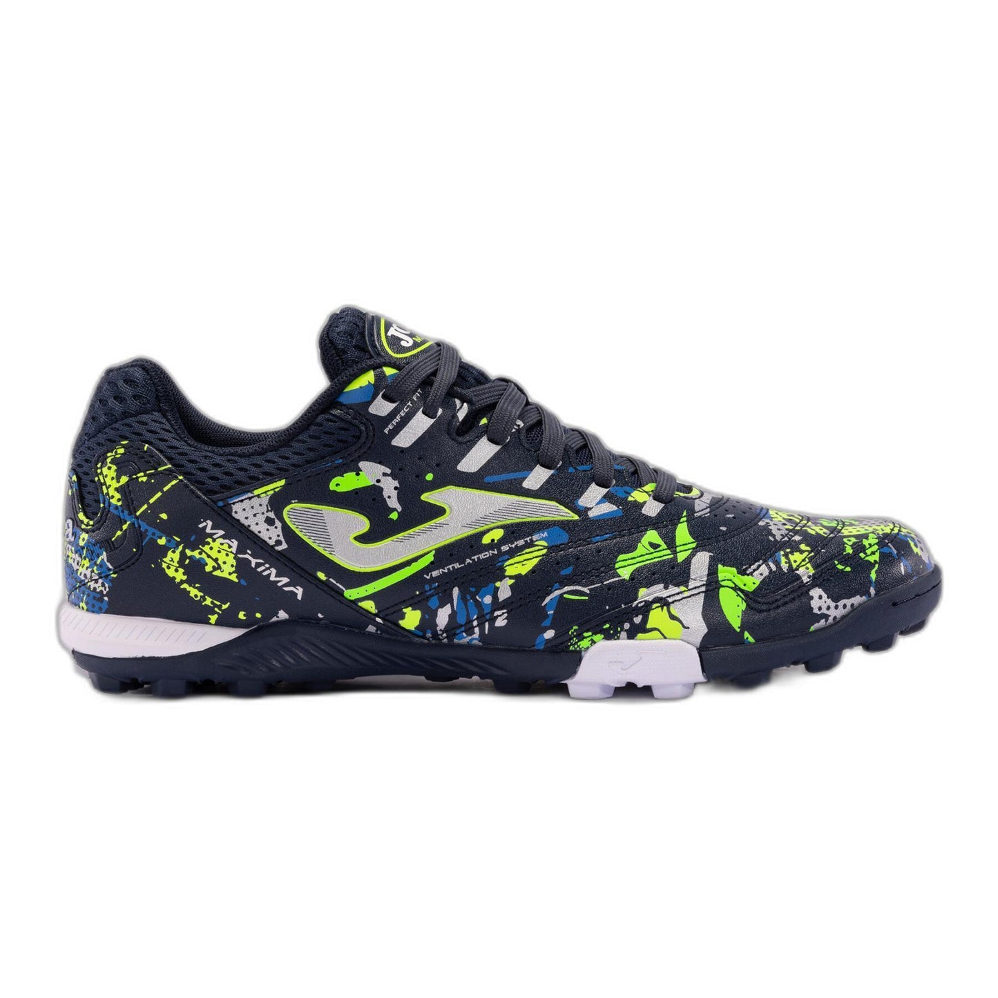 Scarpe da Uomo - JOMA Art. MAXS2433TF NAVY sneakers calcetto LEMON FLUOR