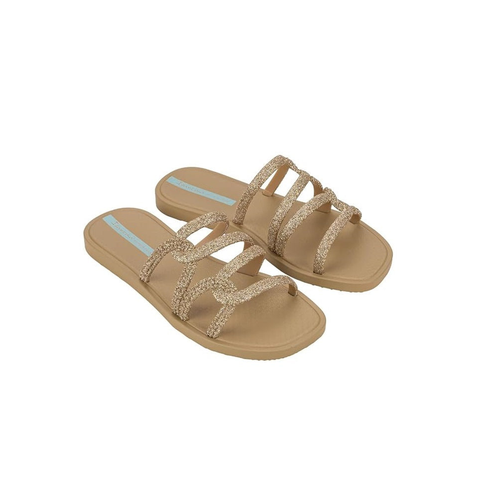 Scarpe da Donna - IPANEMA Art. IP.27286 BEIGE GLITTER GREEN Ciabatte