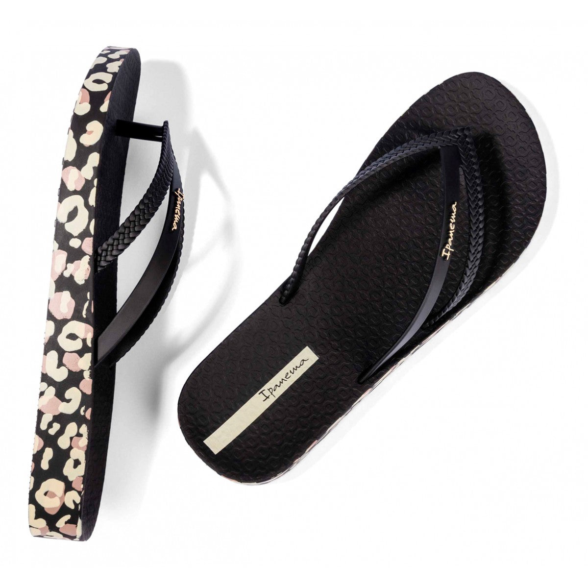 Scarpe da Donna - IPANEMA Art. IP.82840B BLACK YELLOW gomma Infradito