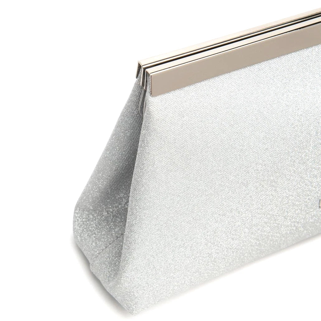 Borsa da Donna - NERO GIARDINI Art. E644130DE 700 ARGENTO MICROGLITTER Pochette