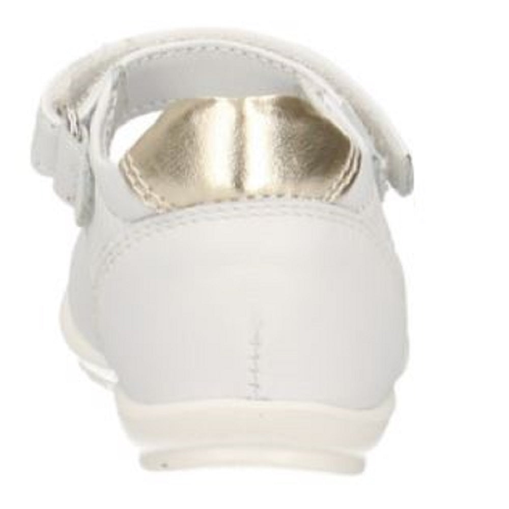 Scarpe bambina NEROGIARDINI - art. E222100F 707 BIANCO BALLERINA con strappo