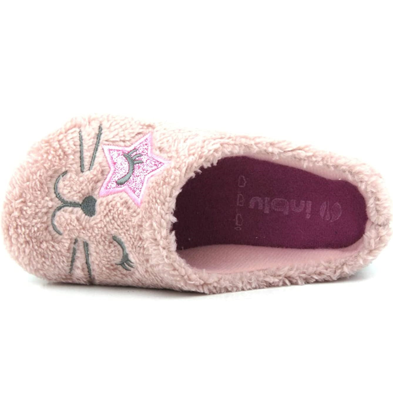 Scarpe da Bambina - INBLU Art. B944 pantofola rosa in tessuto