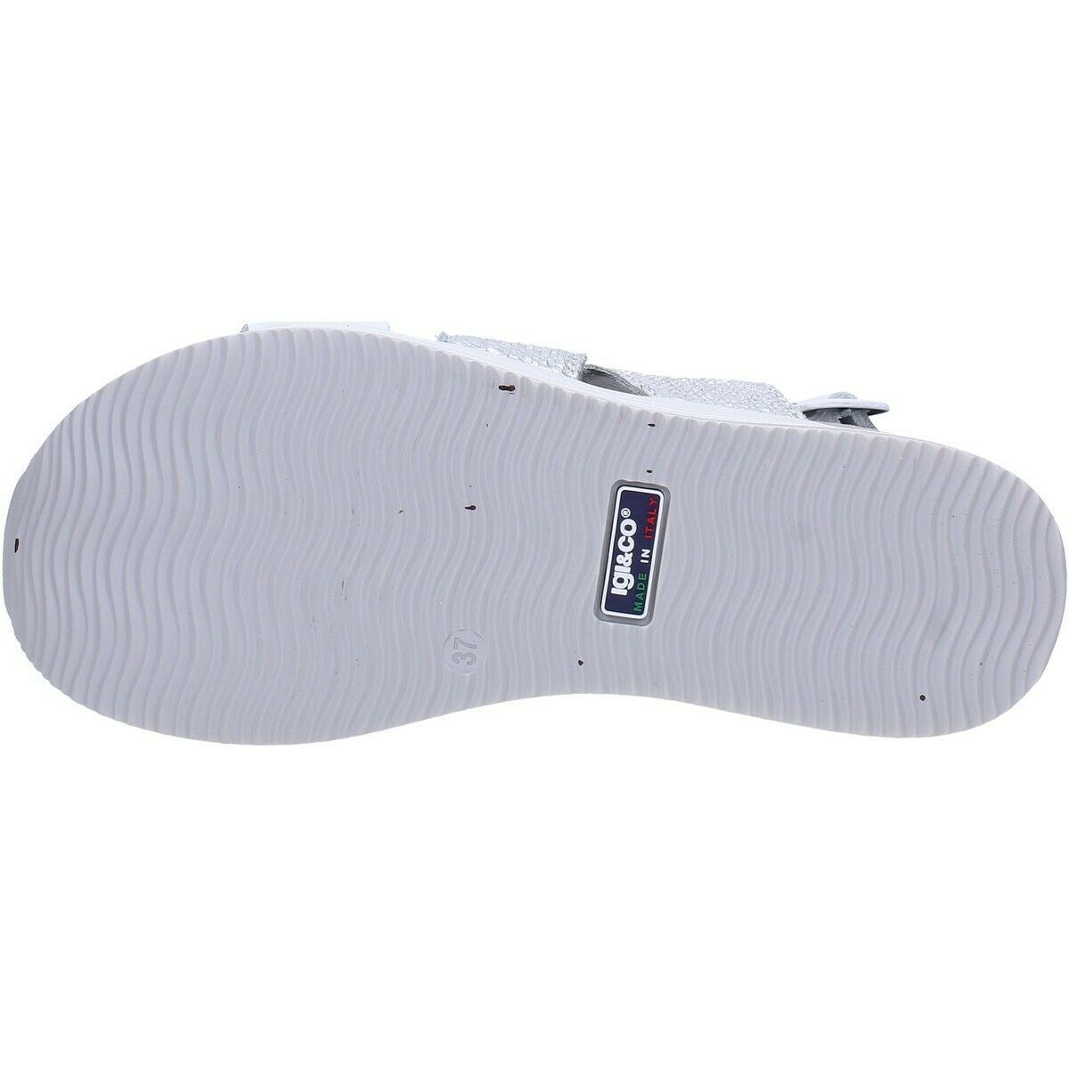 IGI&CO - Art. 5175611DYA- sandalo donna -Colore bianco argento o-Materiale pelle