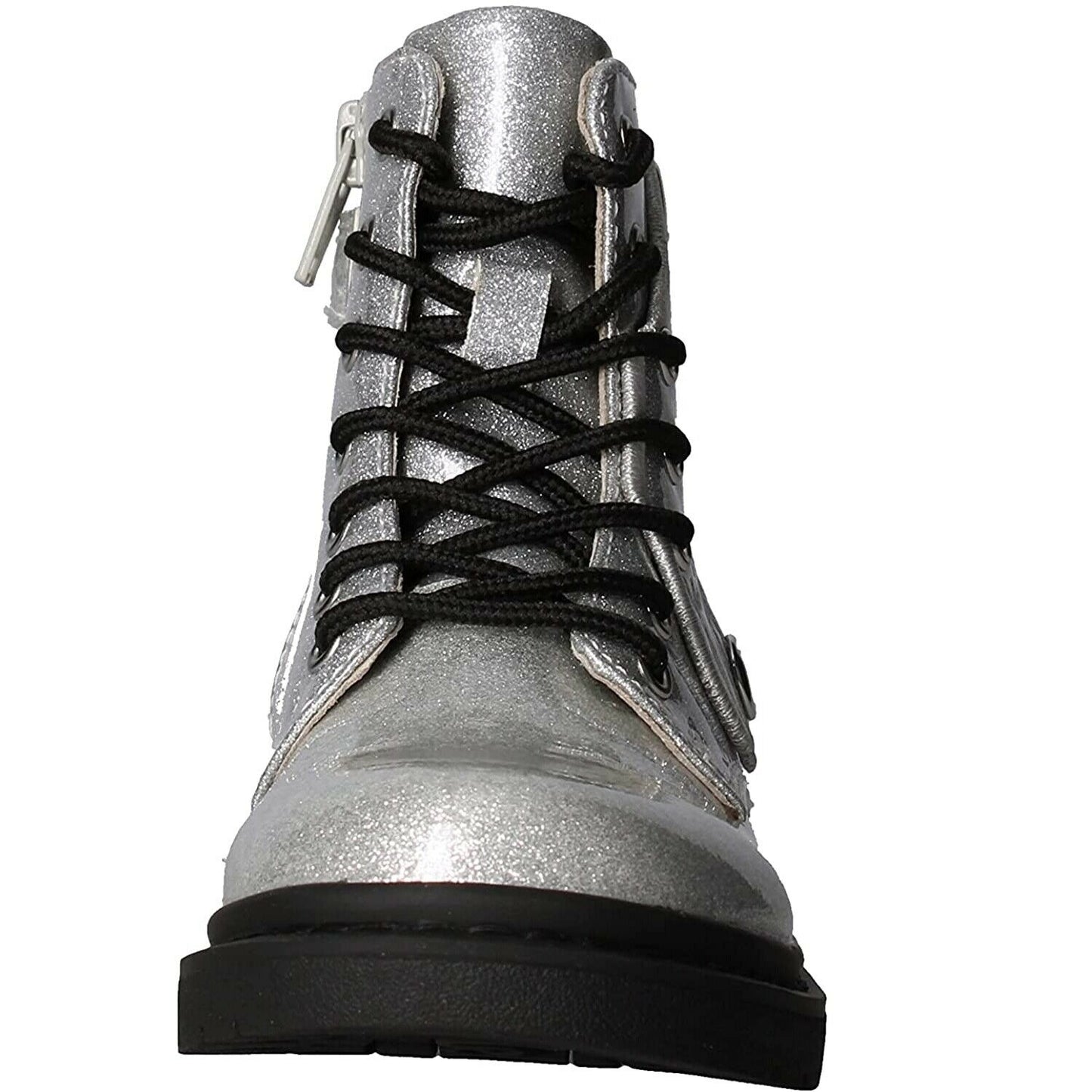 Scarpe da Bambina - LELLI KELLY Art. LK4544 GLITTER ARGENTO in Vernice stivaletti