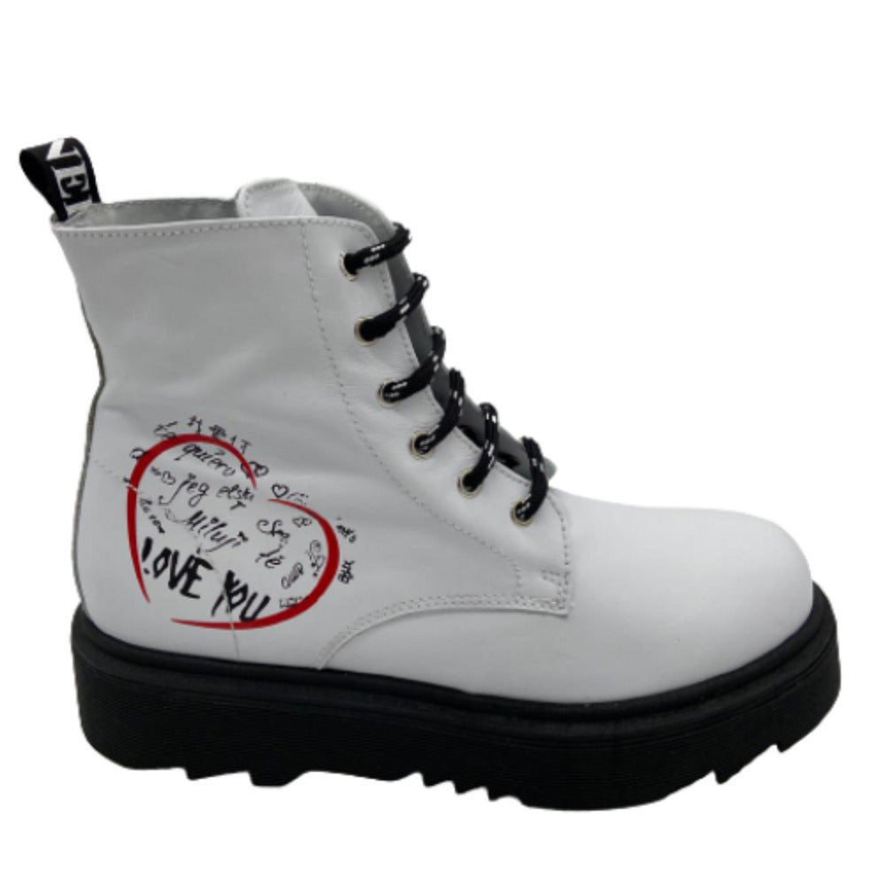 Scarpe da bambina Nero Giardini - Art. I132140F 707 BIANCO ANFIBIO