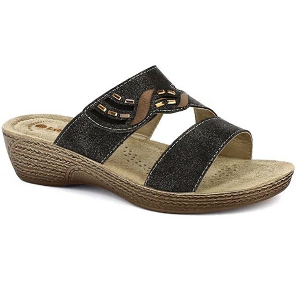 Scarpe da Donna - INBLU Art. GL35 NERO ciabatte comfort