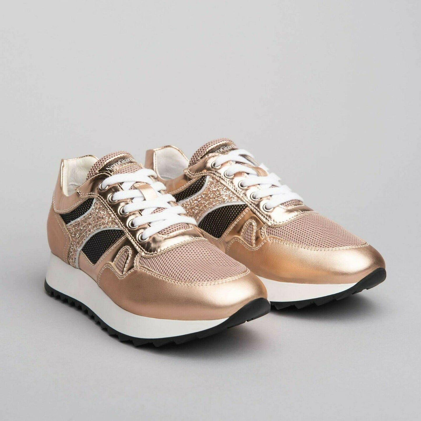 Scarpe da Donna NERO GIARDINI - Art. E010522D 660 PHARD LAMINATO Sneakers