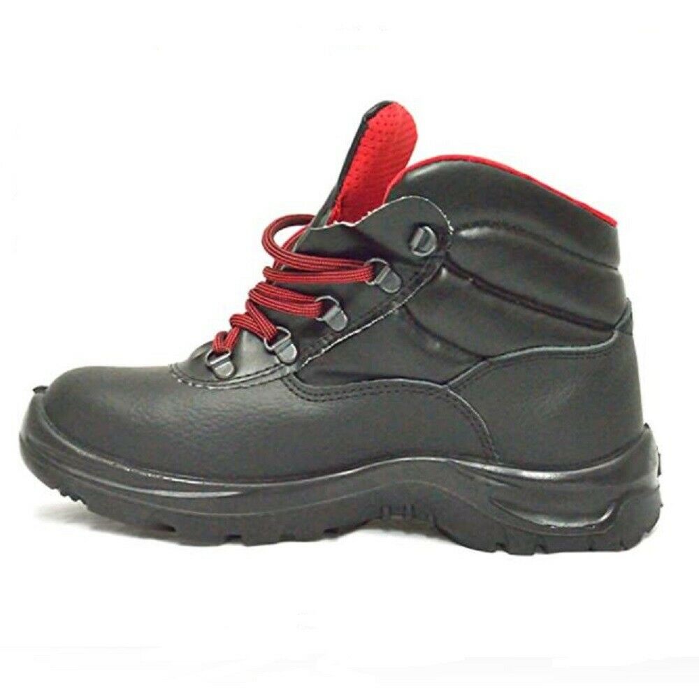 Scarpe da lavoro Unisex LEWER -Art. 8040 S1P - NERO Antinfortunistiche alte