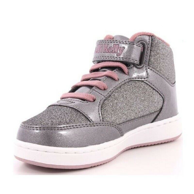 Scarpe da bambina Lelli Kelly - Art. LK6828 GRIGIO in vernice sneakers