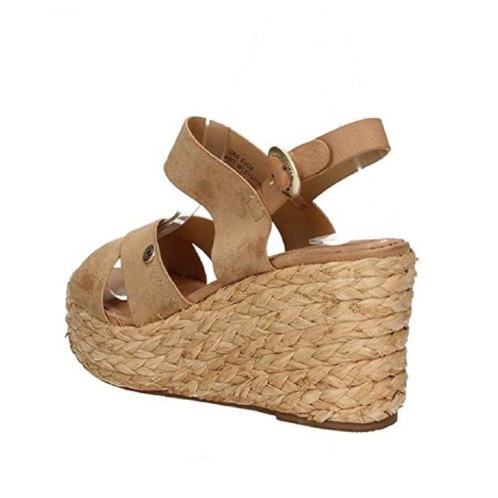 Scarpe da Donna WRANGLER Art. MALAGA BATIDA WL11640A NATURAL sandali con zeppa casual