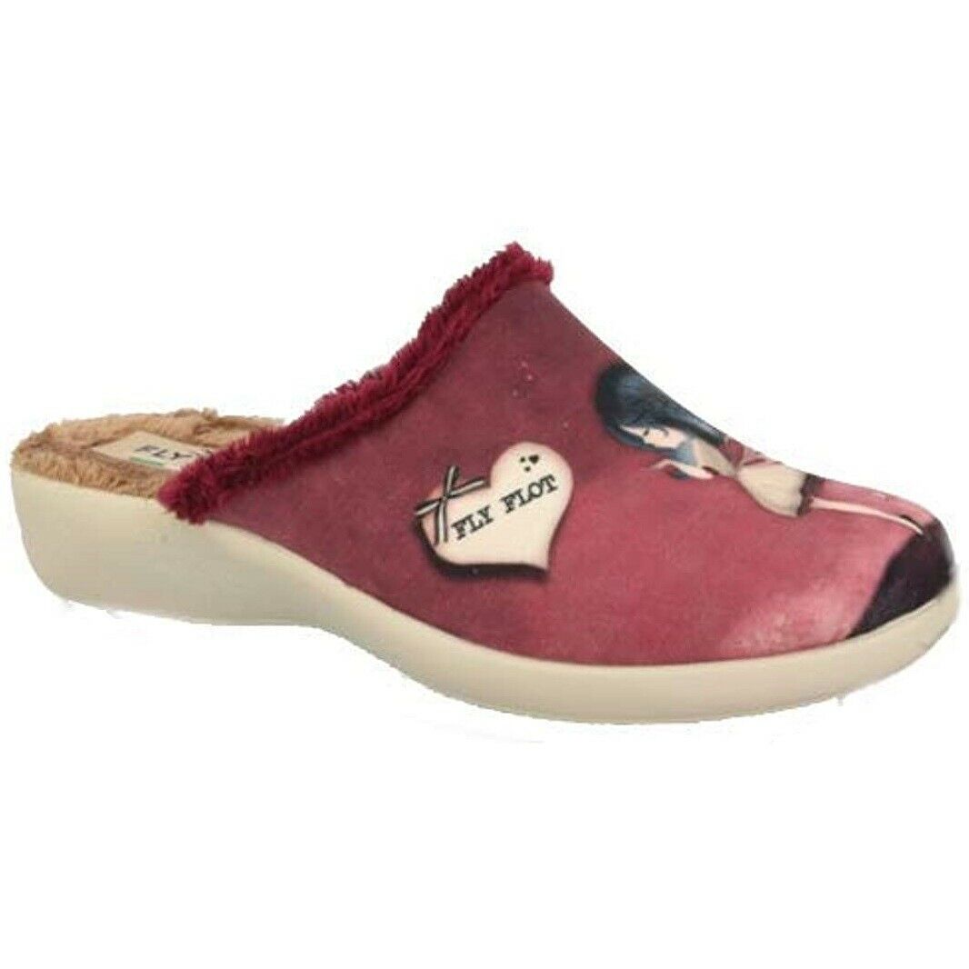 Scarpe da Donna FLY FLOT Art. L3Q45OQ PRUGNA pantofole
