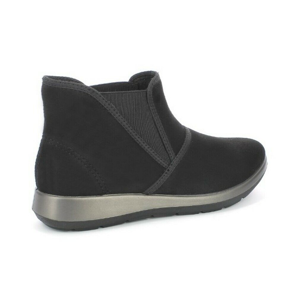 Scarpe da Donna INBLU - Art. WG21 NERO scamosciato stivaletti linea PANTOSCARPE