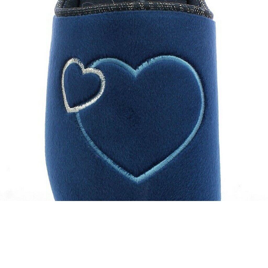 Scarpe donna Pantofole da Donna - IINBLU Art. GF08 BLU scamosciato