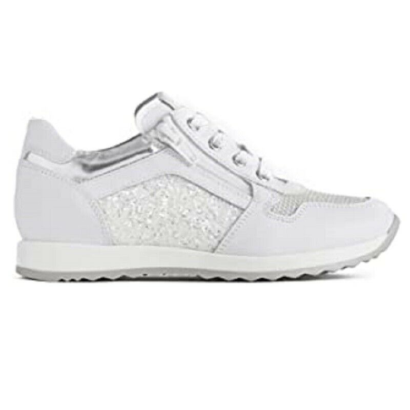 Scarpe bambina Nero Giardini - Art. P931000F J1 BIANCO GLITTER sneakers
