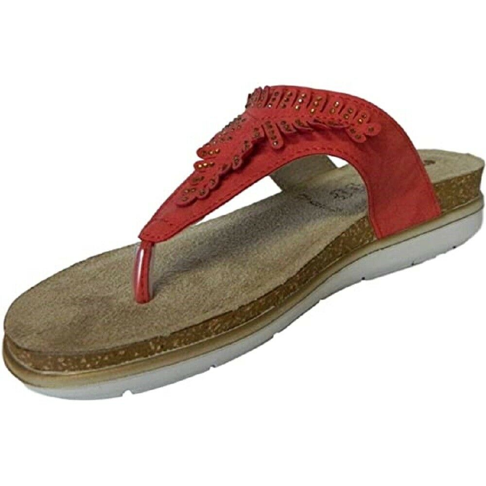 Scarpe da Donna INBLU- Art. PG19 ROSSO Infradito casual comfort