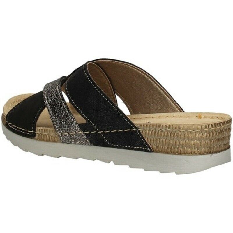 Scarpa da donna Inblu - Art. OF-15 NERO CIABATTA incrociato avanti