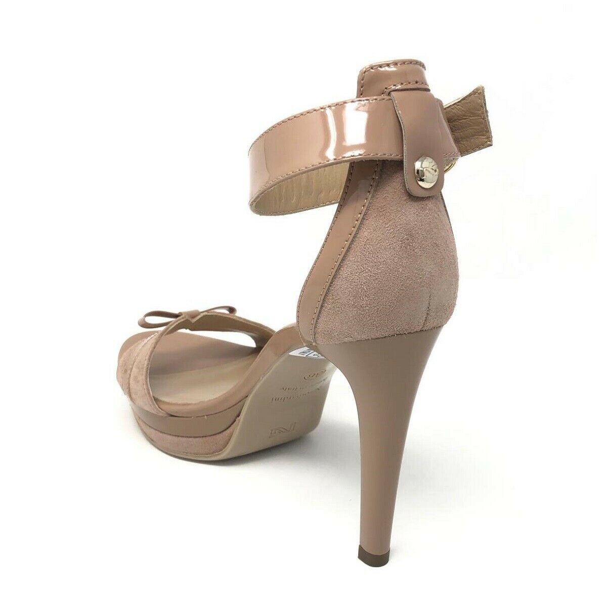 Scarpe da donna Nero Giardini - Art. P908460DE VERNICE NUDE SANDALO con tacco