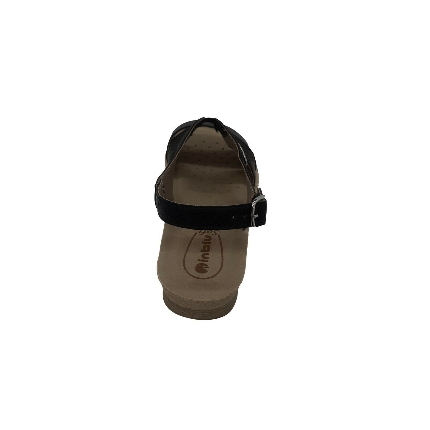 Scarpe da Donna INBLU - Art. FC36 NERO sandalo con fibbia confort
