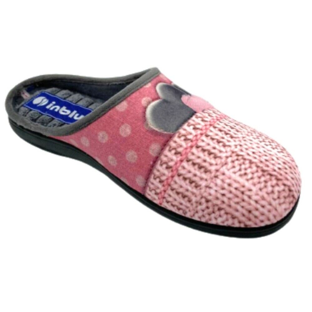 Scarpe da donna INBLU- Art. EC70 ROSA GRIGIO PANTOFOLE