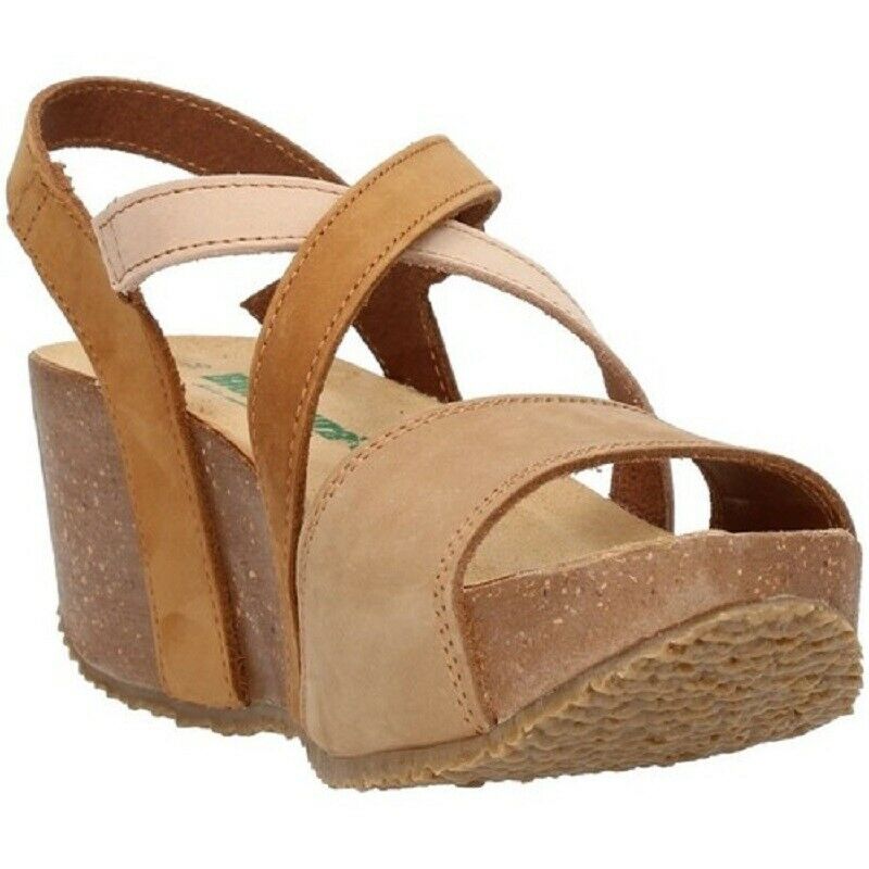 Scarpe donna BIONATURA - Art. 24A810 multi BRANDY sandali zeppa alta nabuk