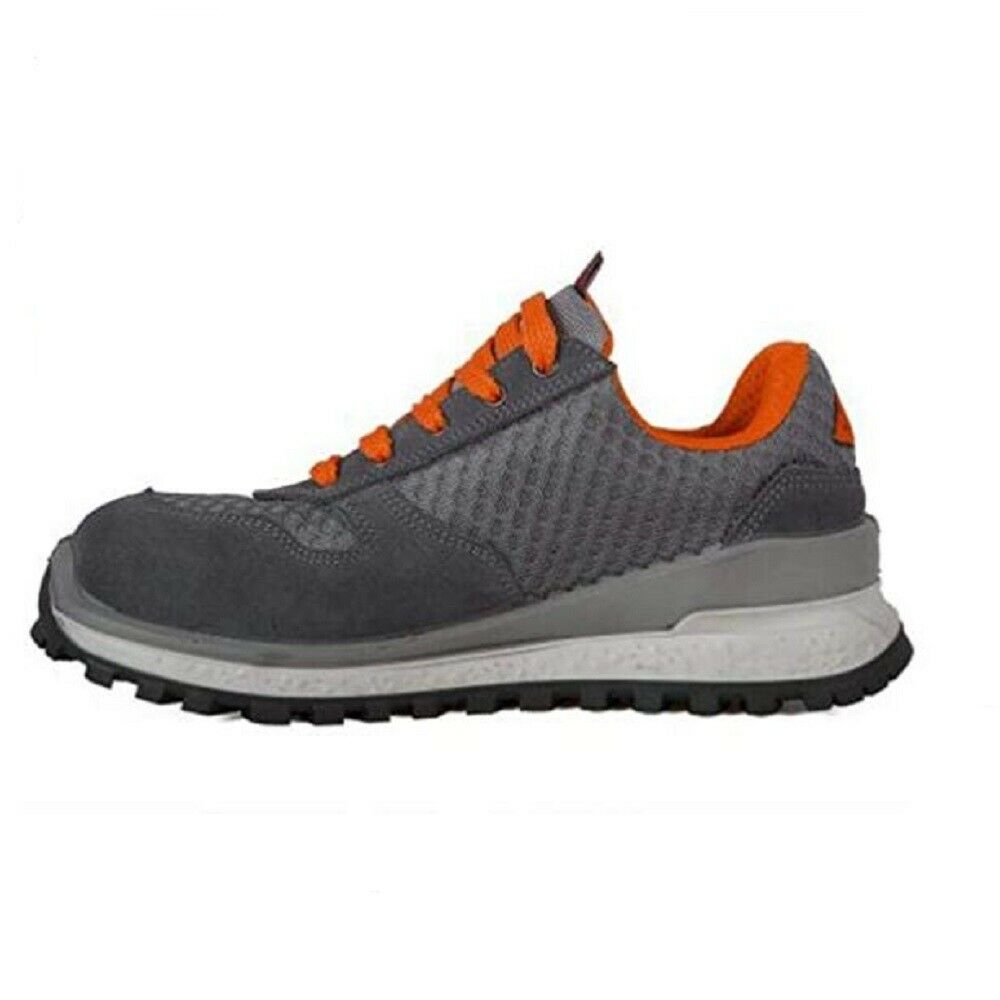 Scarpe da lavoro LEWER- Art. MONACO GRIGIO ARANCIO Antinfortunistiche basse