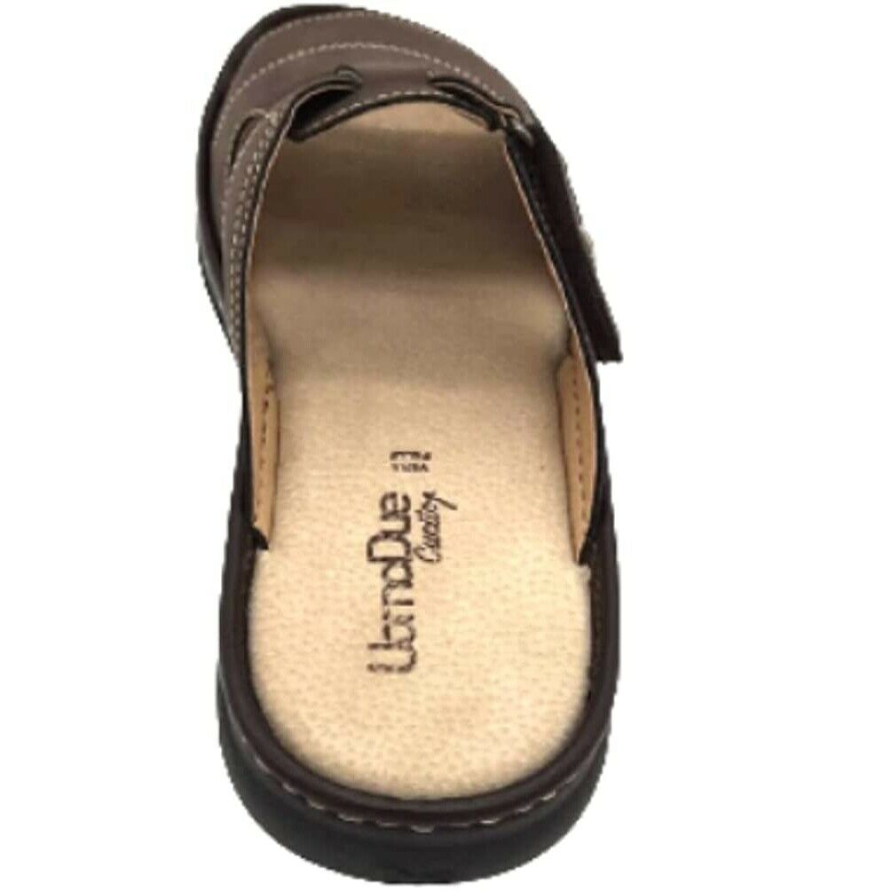 Scarpe da Uomo RIPOSELLA - Art. 50799 Ciabatte Linea comfort Testa di moro