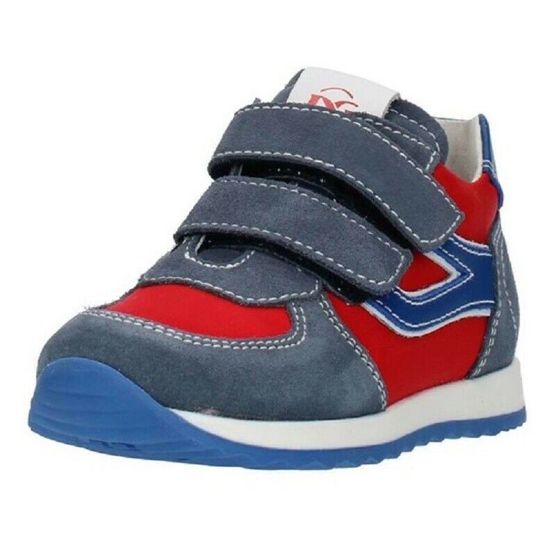 Scarpe bambino Nero Giardini - Art. P923510M BLU ROSSO sneakers con strappo