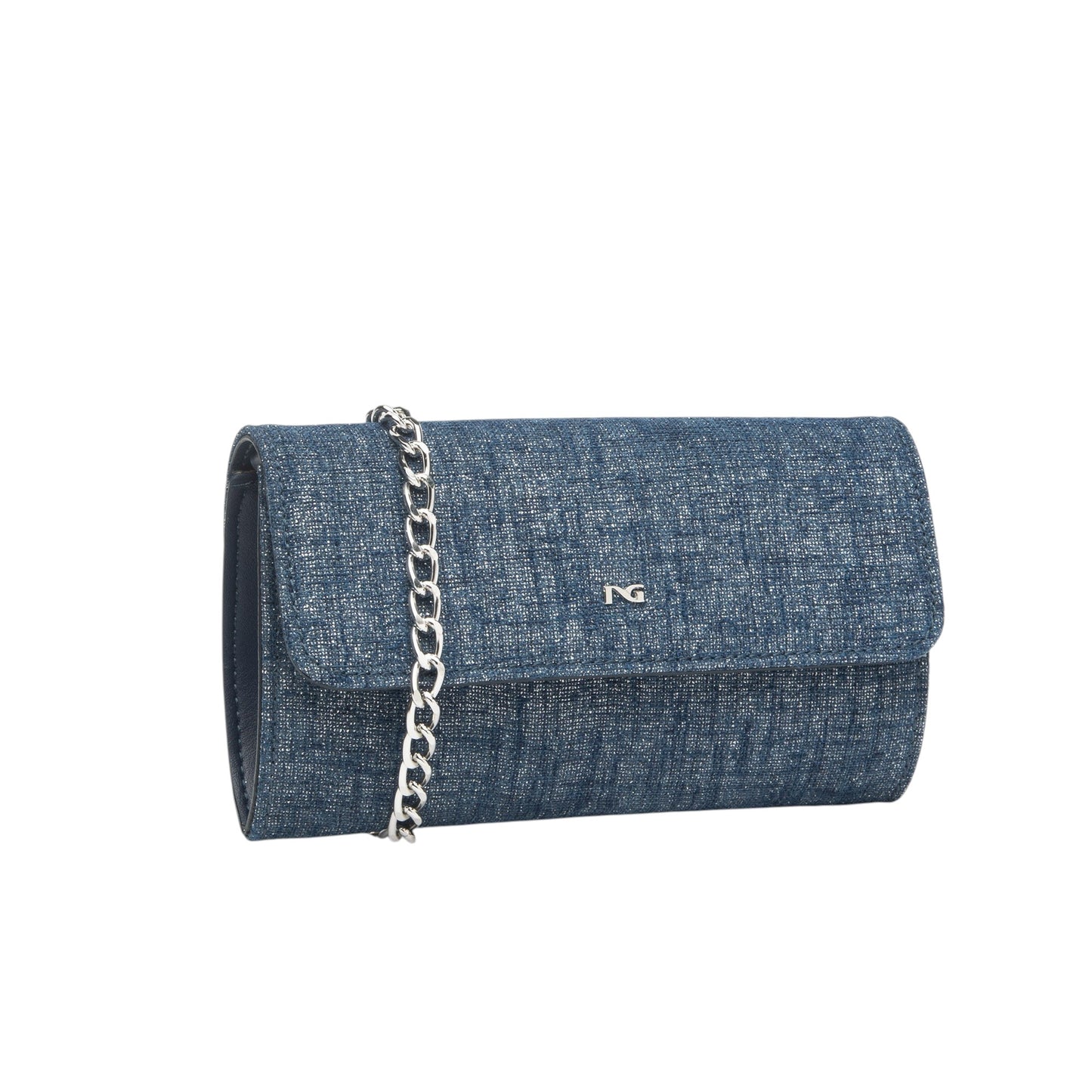 Borsa da Donna - NERO GIARDINI Art. E644121DE 203 LINO LUREX AVIO Pochette