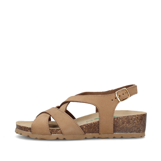 Scarpe da Donna - BIONATURA Art. 12A2495 TORTORA Nubuk Sandali