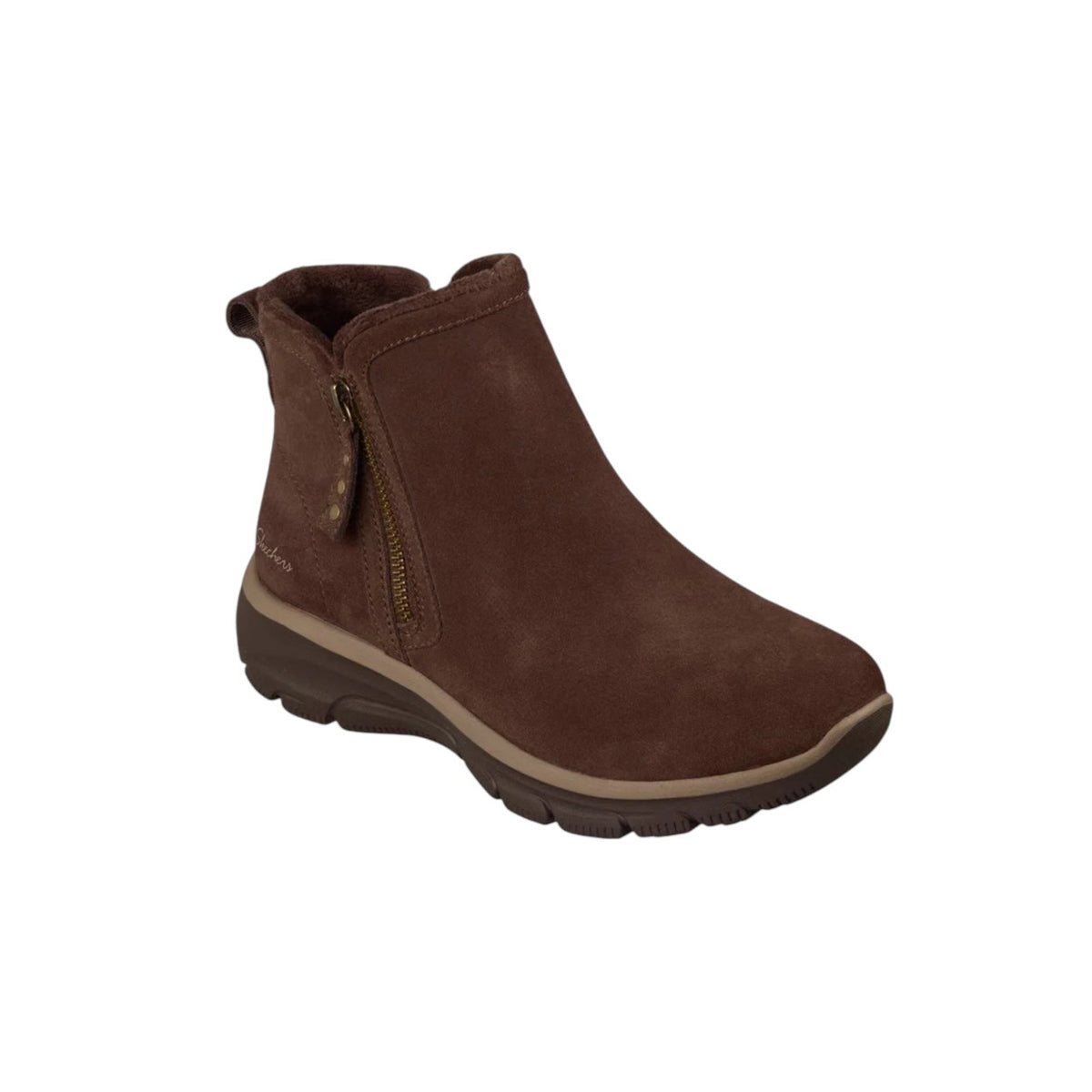 Condividi Scarpe da Donna - SKECHERS Art. 168188CHOC CHOCOLATE Scamosciato Stivaletti