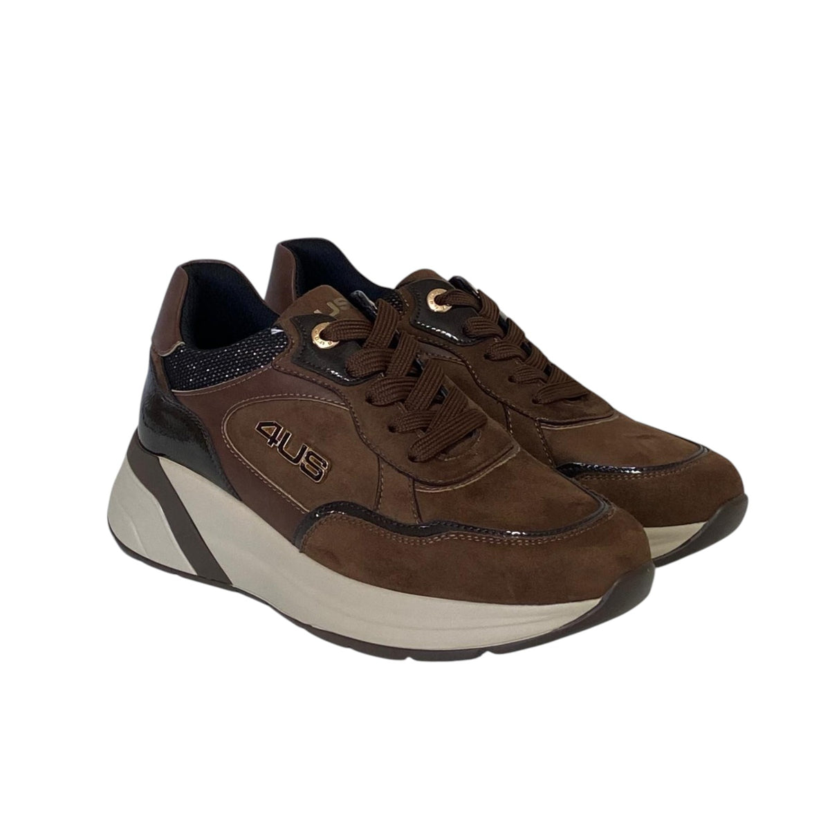 Scarpe da Donna - 4US PACIOTTI Art. 4BX272 BROWN Sneakers