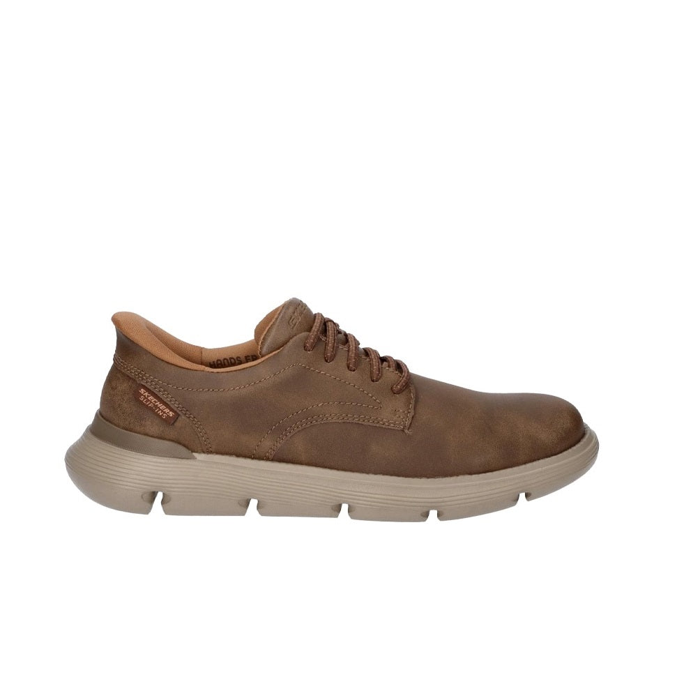 Scarpe da Uomo - SKECHERS Art. 205353TPE TAUPE Sneakers SLIP INS