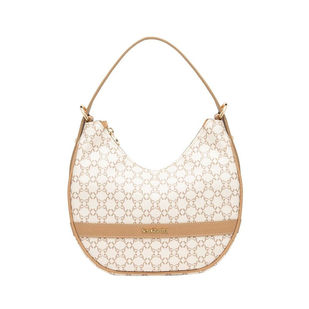 Borsa da Donna - NERO GIARDINI Art. E644222D 412 BEIGE Borsa a spalla