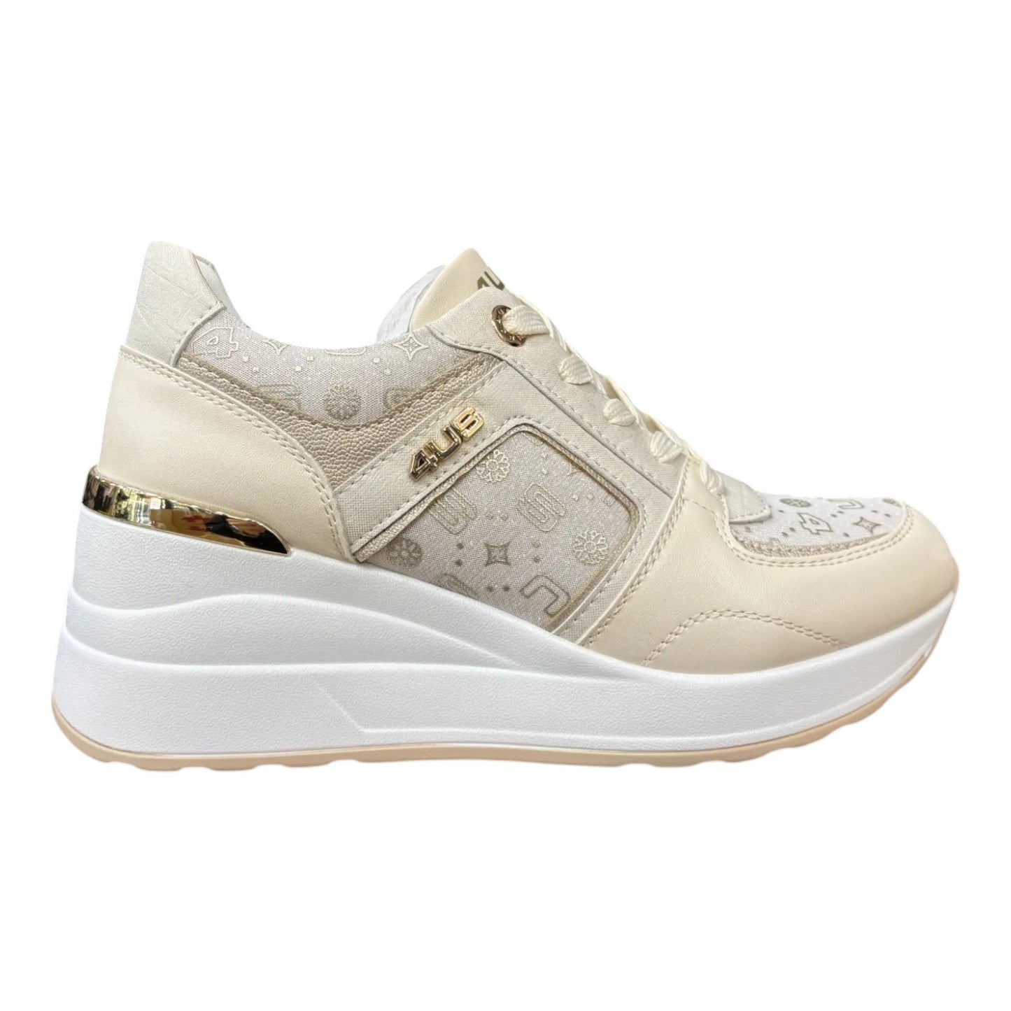 Scarpe da Donna - 4US PACIOTTI Art. 4BX175 BEIGE Sneakers
