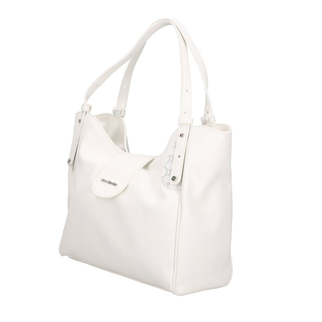 Borsa da Donna - NERO GIARDINI Art. E644200D 707 BIANCO Borsa a spalla