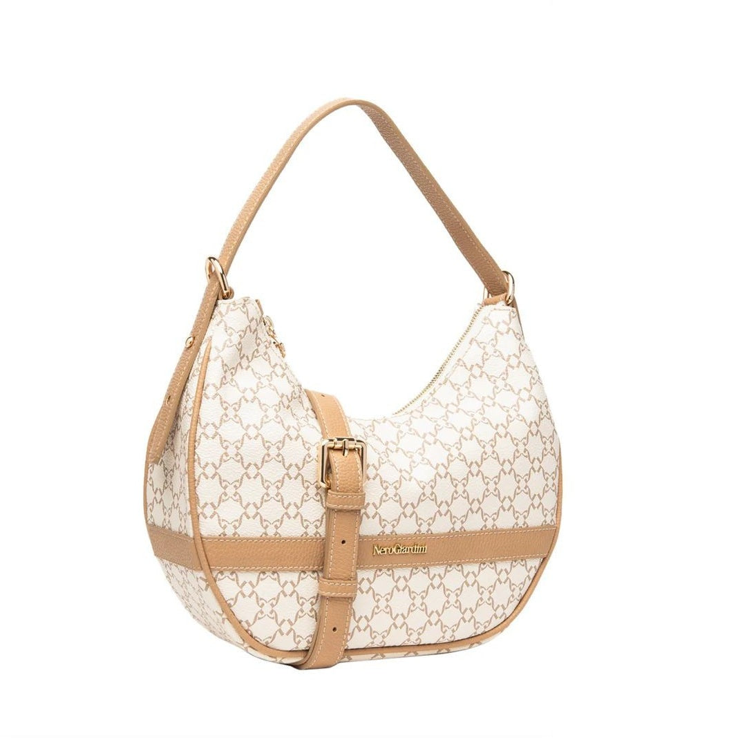 Borsa da Donna - NERO GIARDINI Art. E644222D 412 BEIGE Borsa a spalla