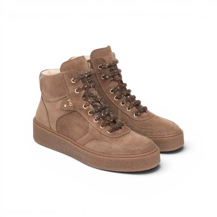 Scarpe da Donna NERO GIARDINI Art. I617522D 442 MOU Scamosciato Sneakers ALTE