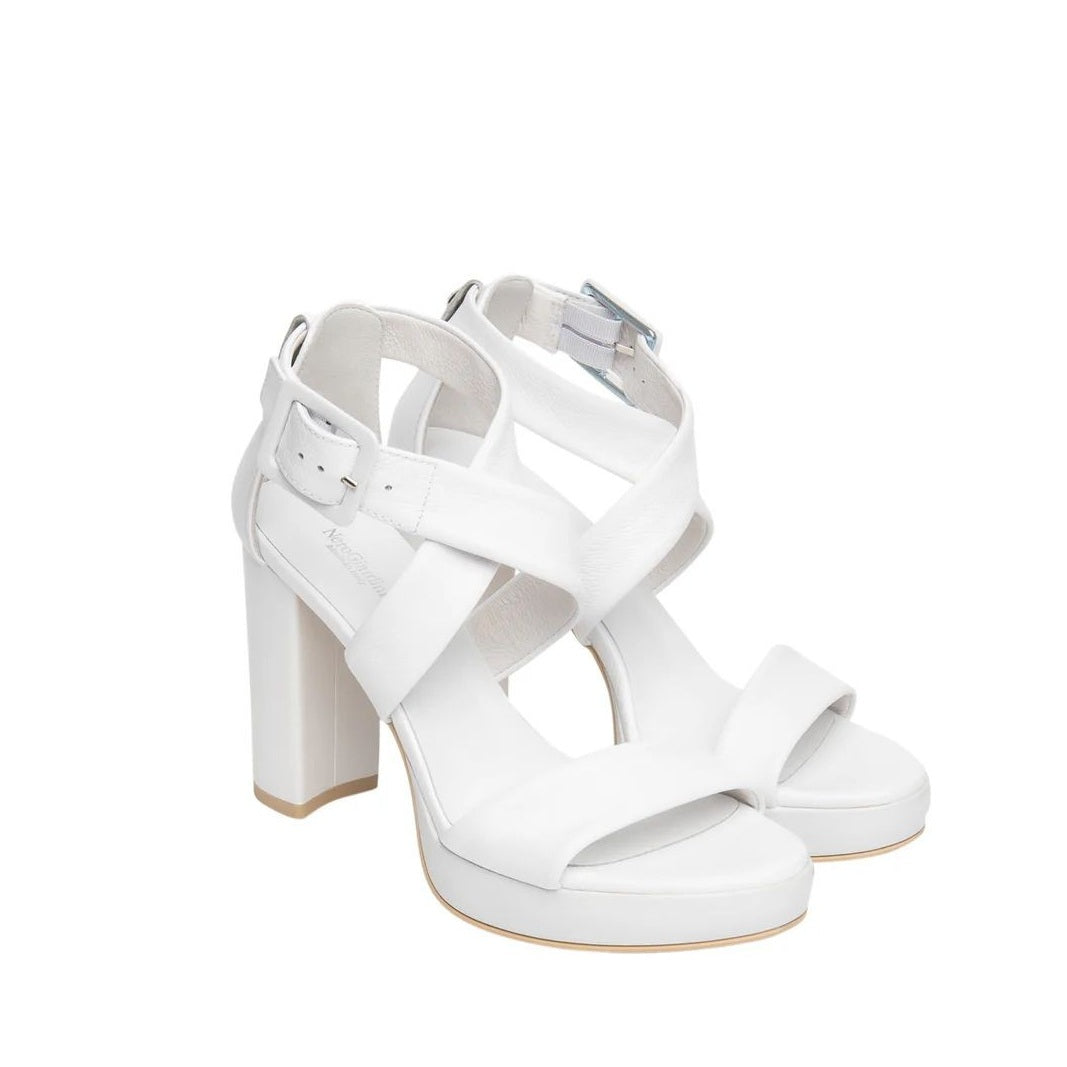 Scarpe da Donna - NERO GIARDINI Art. E615800D 707 BIANCO Sandali
