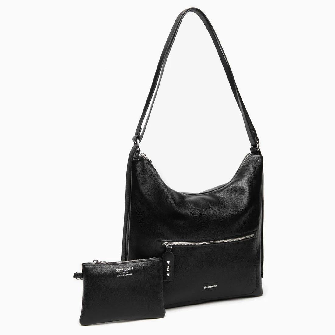 Borsa da Donna - NEROGIARDINI Art. I544032D 100 NERO Modello HOBO