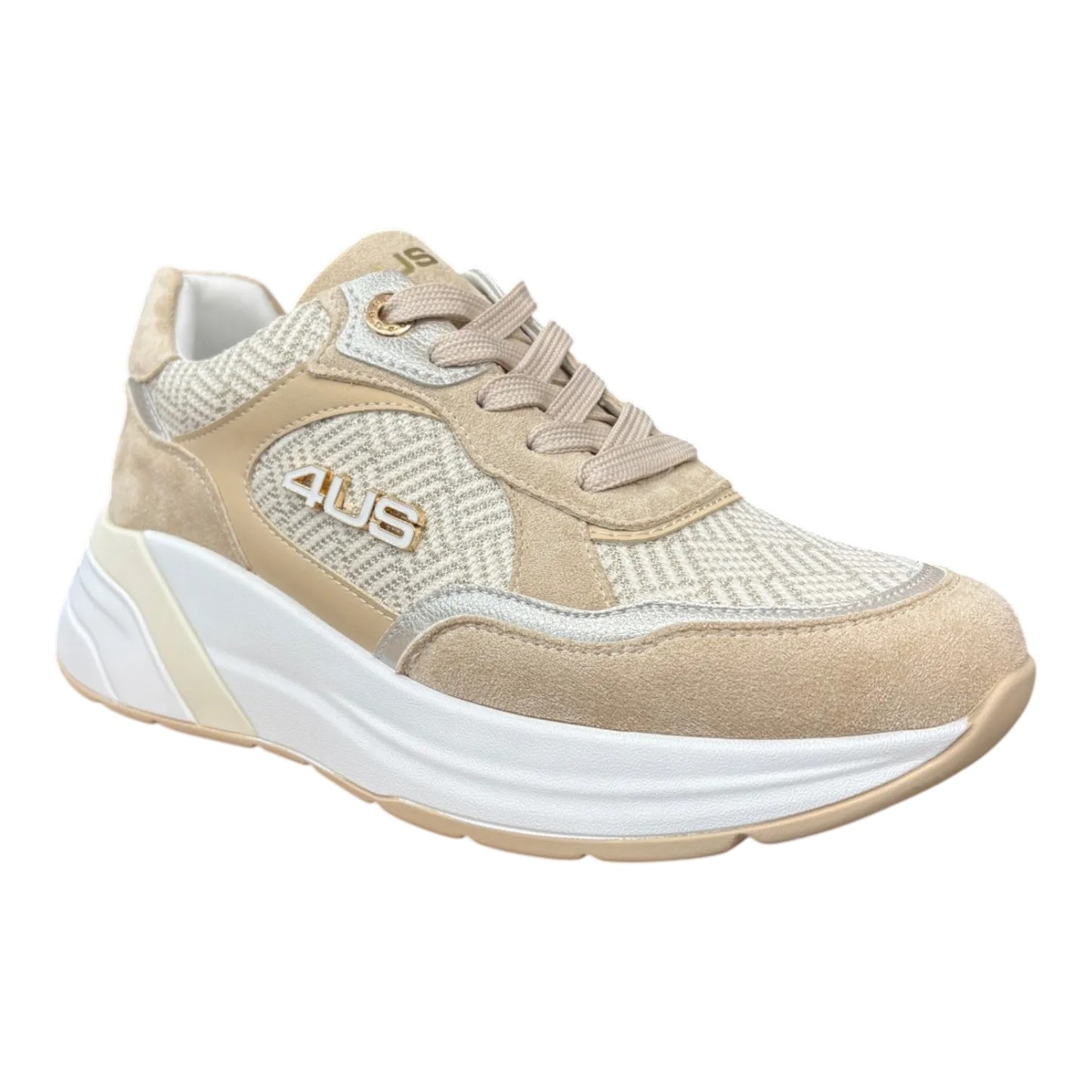 Scarpe da Donna - 4US PACIOTTI Art. 4BX173 BEIGE Sneakers
