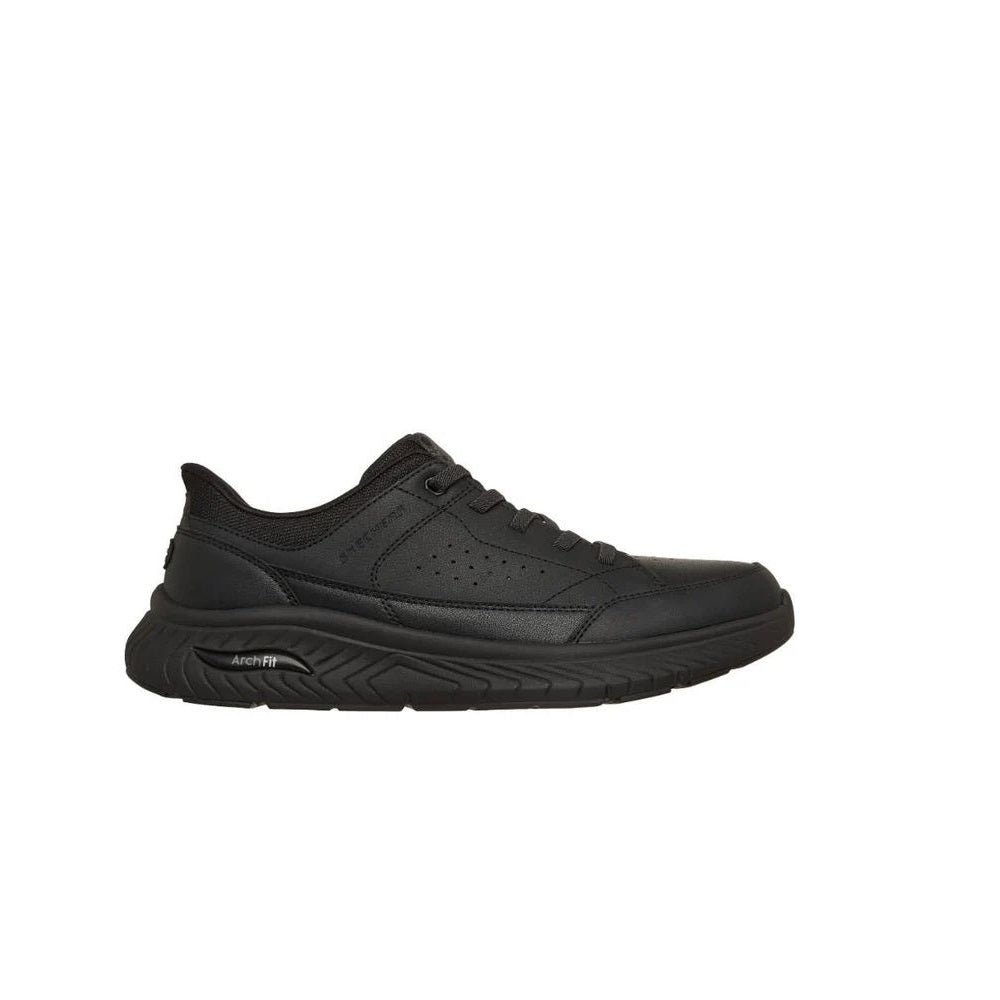 Scarpe da Uomo - SKECHERS Art. 205656BBK BLACK Sneakers ARCH FIT SLIP INS