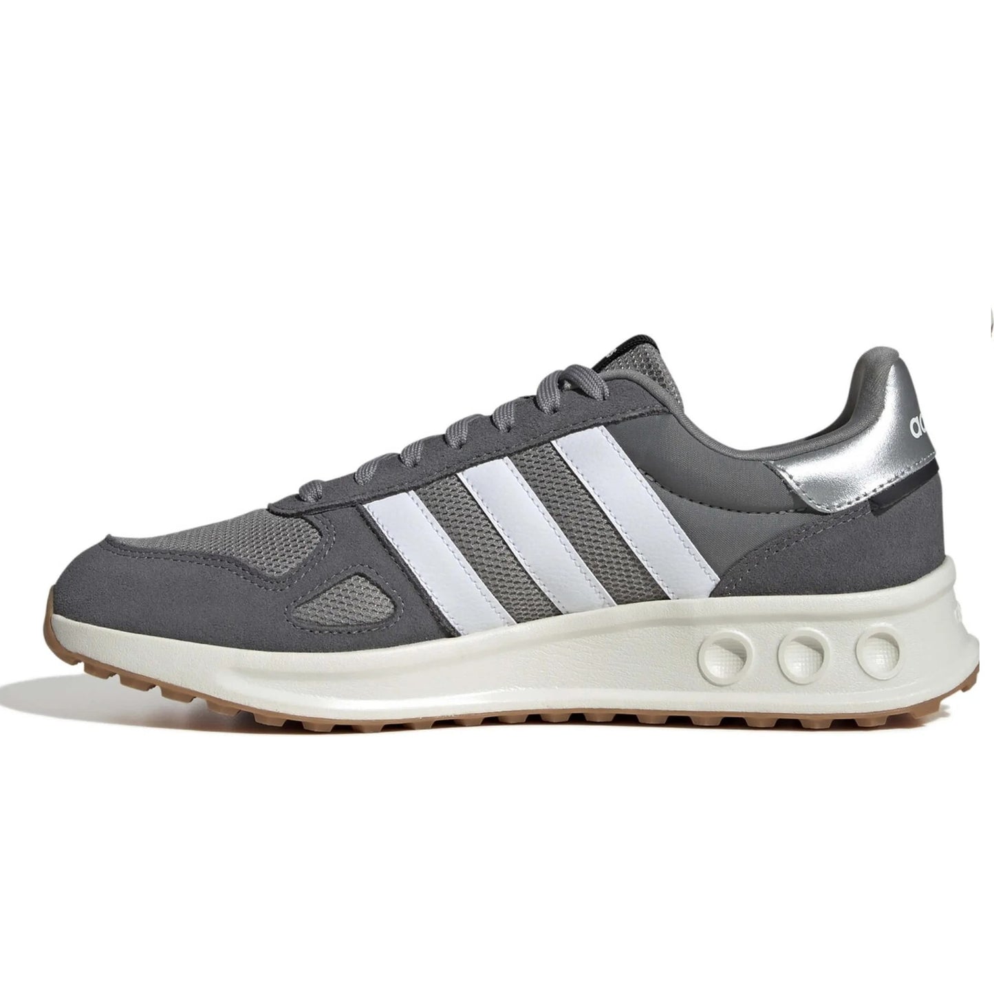 Scarpe da Uomo ADIDAS Art. RUN 84 IH8615 GREY WHITE SILVER Scamosciato Sneakers