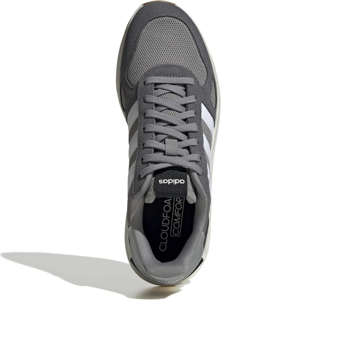 Scarpe da Uomo ADIDAS Art. RUN 84 IH8615 GREY WHITE SILVER Scamosciato Sneakers