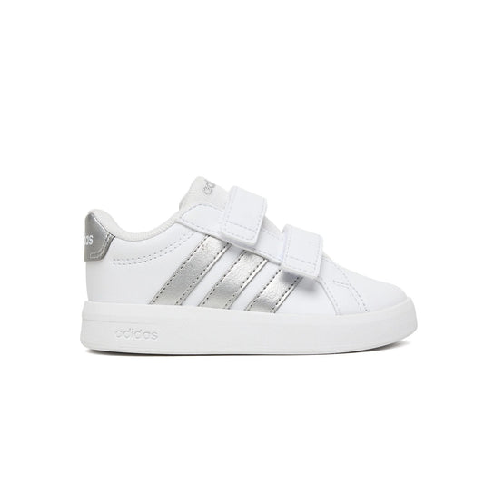 Scarpe da Bambina - ADIDAS Art. GRAND COURT JP9373 WHITE SILVER MET Sneakers