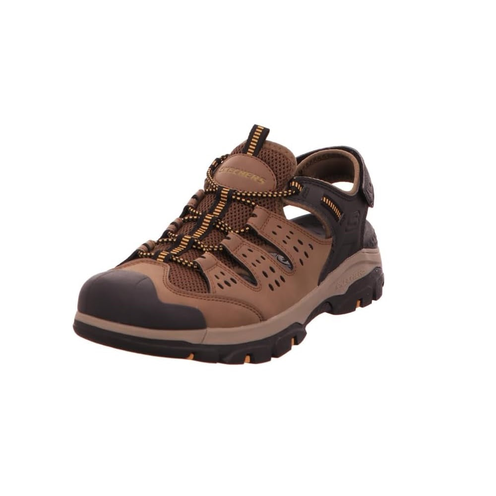 Scarpe da Uomo - SKECHERS Art. 205113BRBK BROWN BLACK Sandali