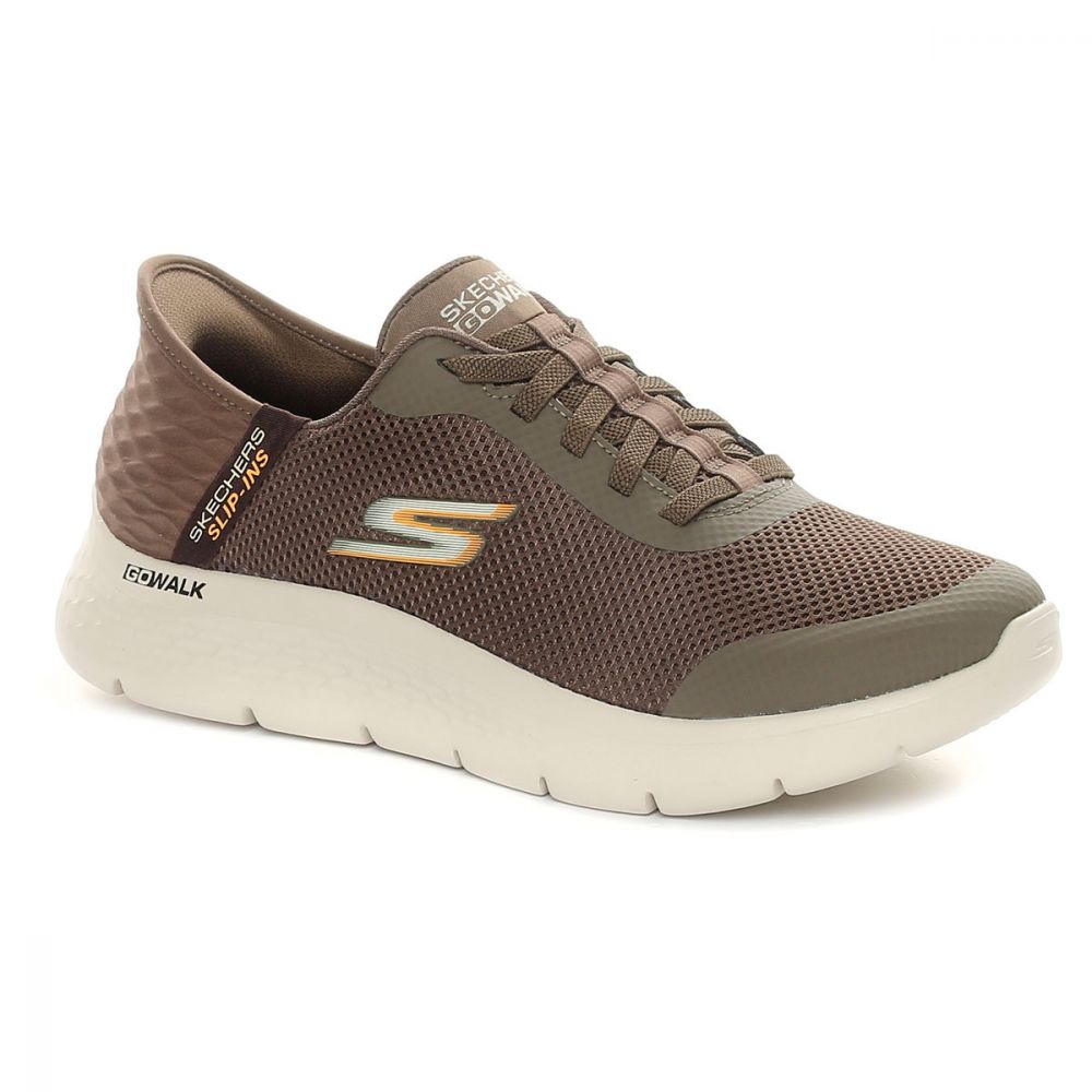 Scarpe da Uomo - SKECHERS Art.216324BRN BROWN Sneakers SLIP INS
