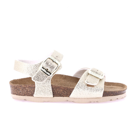 Scarpe da Bambina/Ragazza- GRUNLAND Art. LUCESB1155-40 PLATINO Sandali