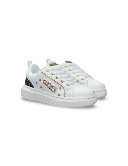 Scarpe da Bambina - 4US PACIOTTI Art. K25990 WHITE GLITTER Sneakers