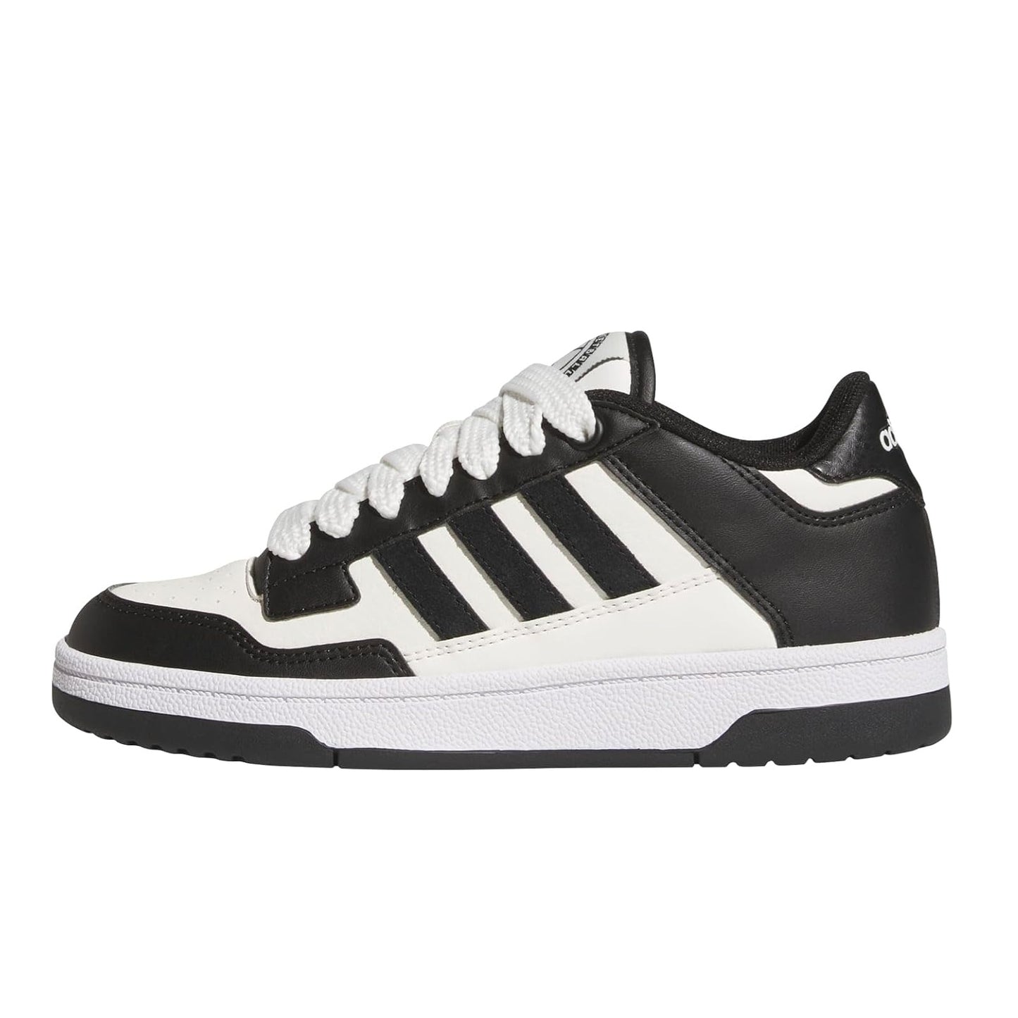 Scarpe Unisex Adulto- ADIDAS Art. RAPIDCOURTLOW JR0166 BLACK WHITE Sneakers