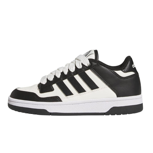 Scarpe Unisex Adulto- ADIDAS Art. RAPIDCOURTLOW JR0166 BLACK WHITE Sneakers